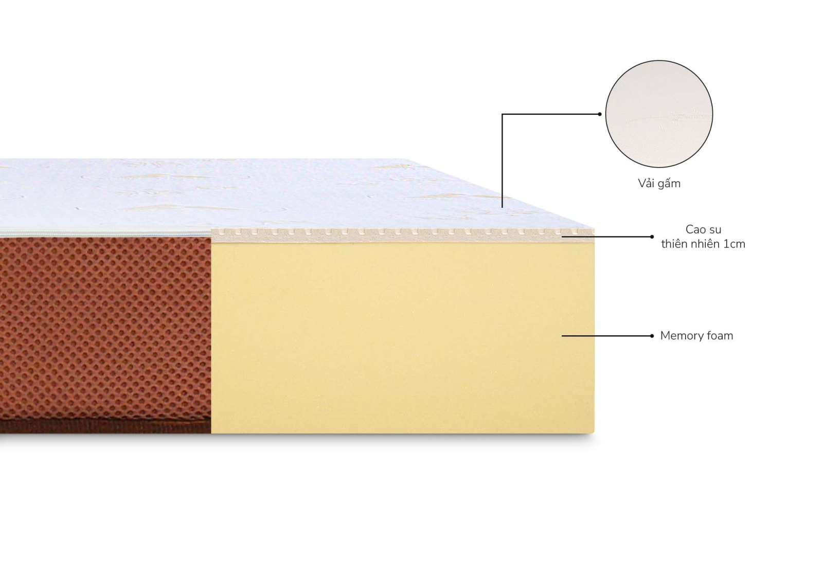 Nệm cao su Aroma Foam Latex