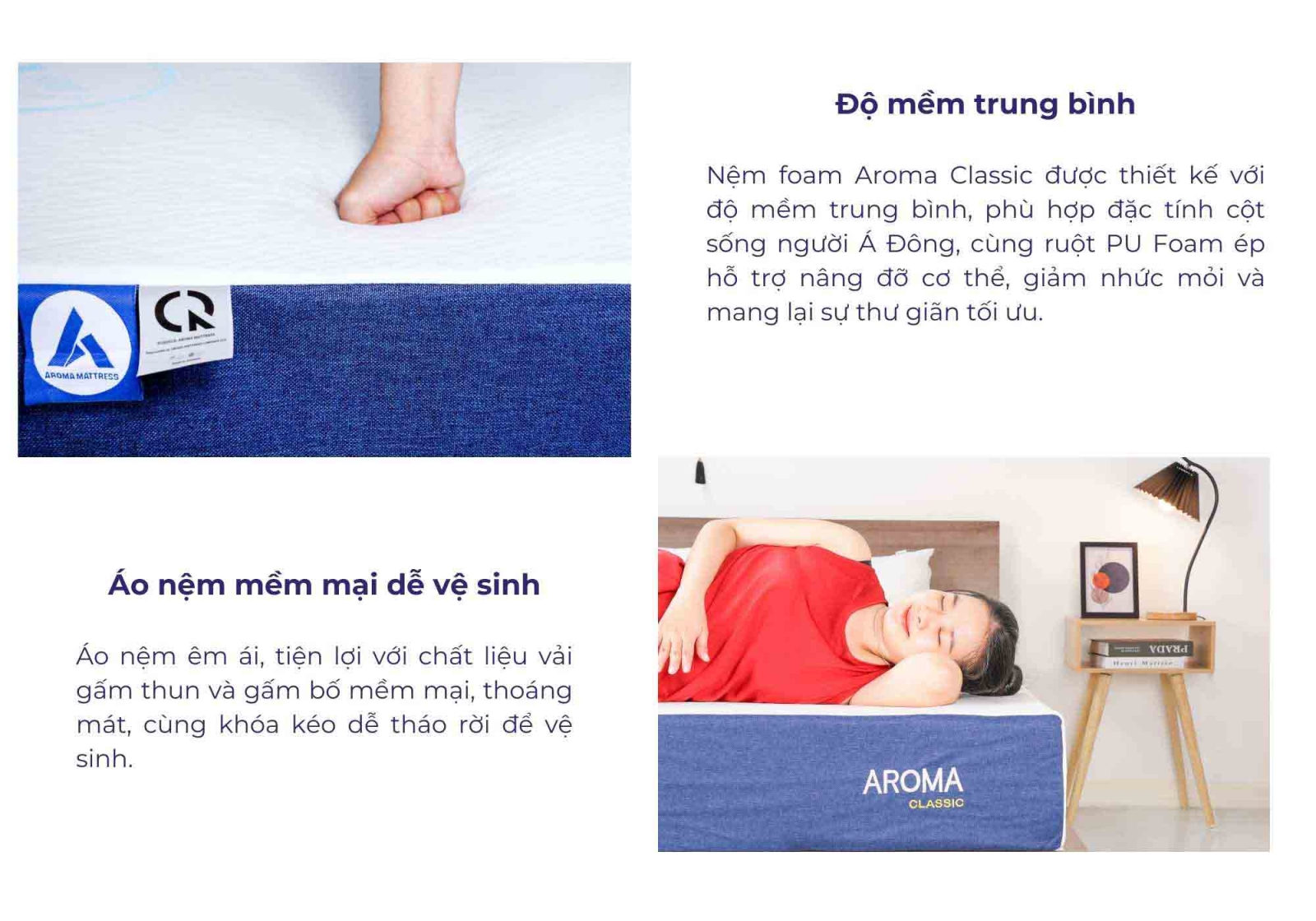 Nệm Foam Aroma Classic