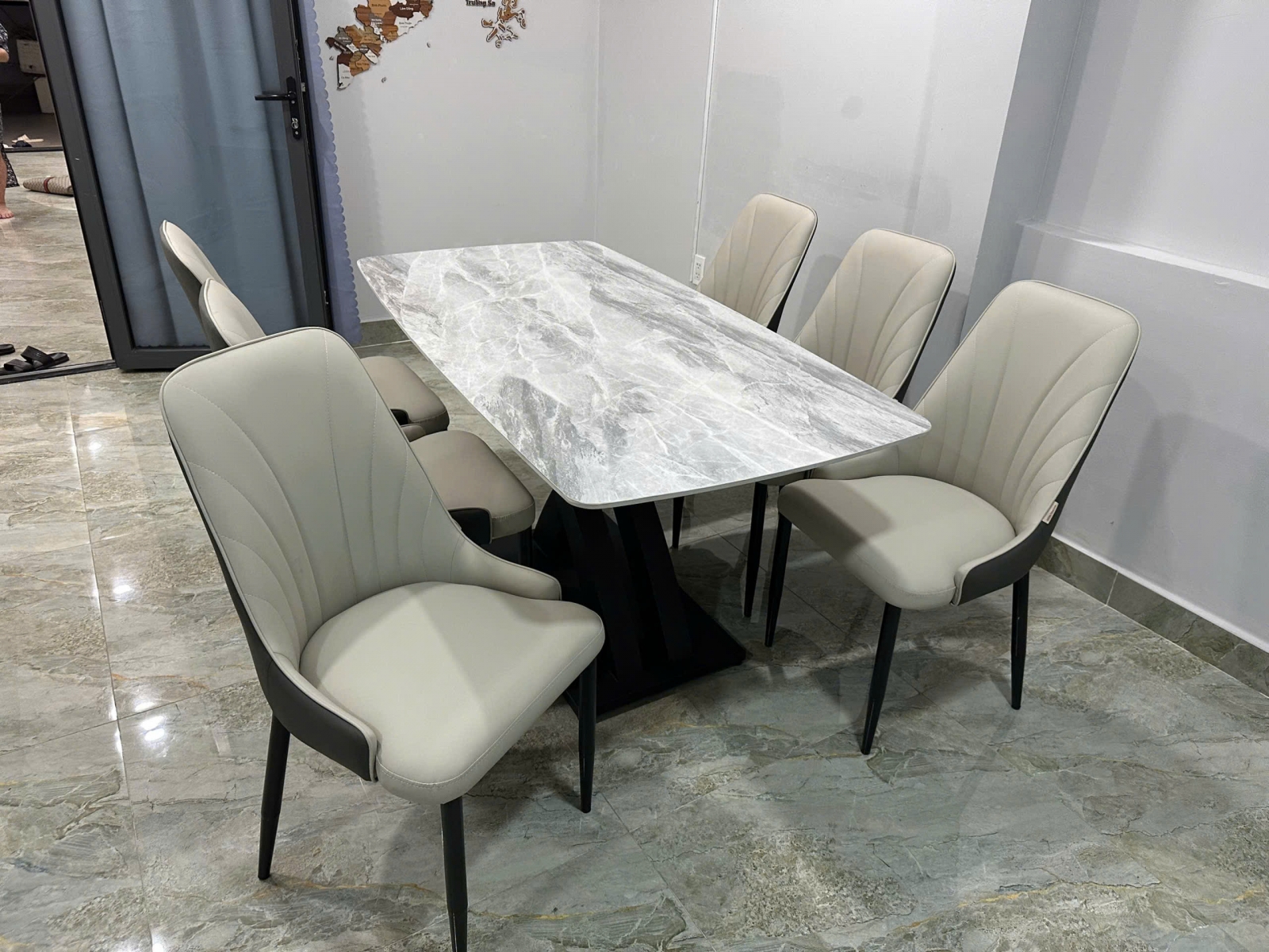 Bộ Bàn Ăn 6 Ghế Pamper