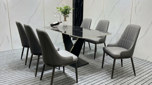 Bộ bàn ăn 6 ghế Luxury