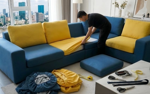 Bọc lại ghế sofa tại Hà Giang