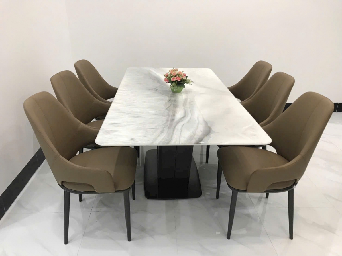 Bộ Bàn Ăn 6 Ghế Lucas Cao Cấp