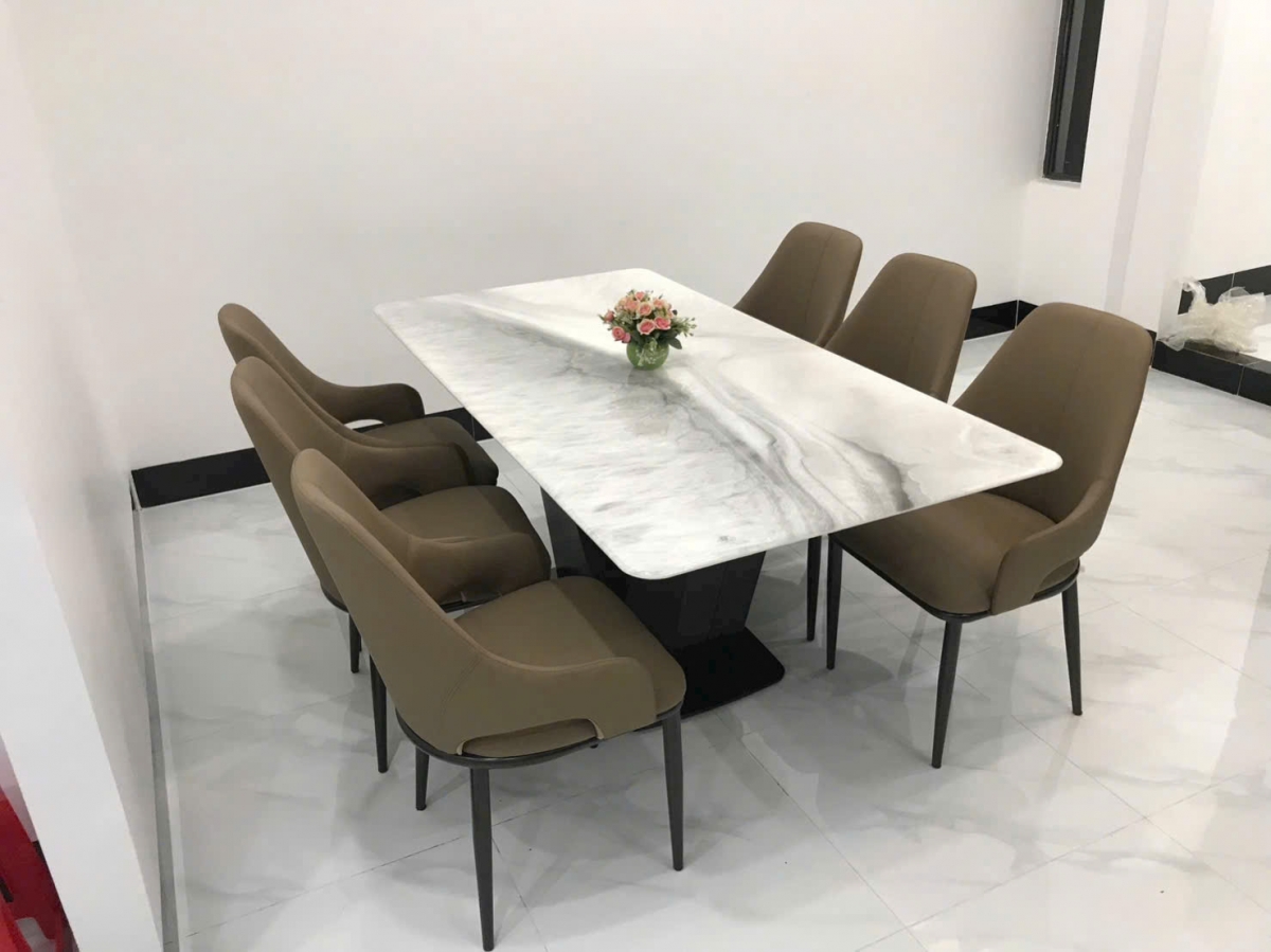 Bộ Bàn Ăn 6 Ghế Lucas Cao Cấp