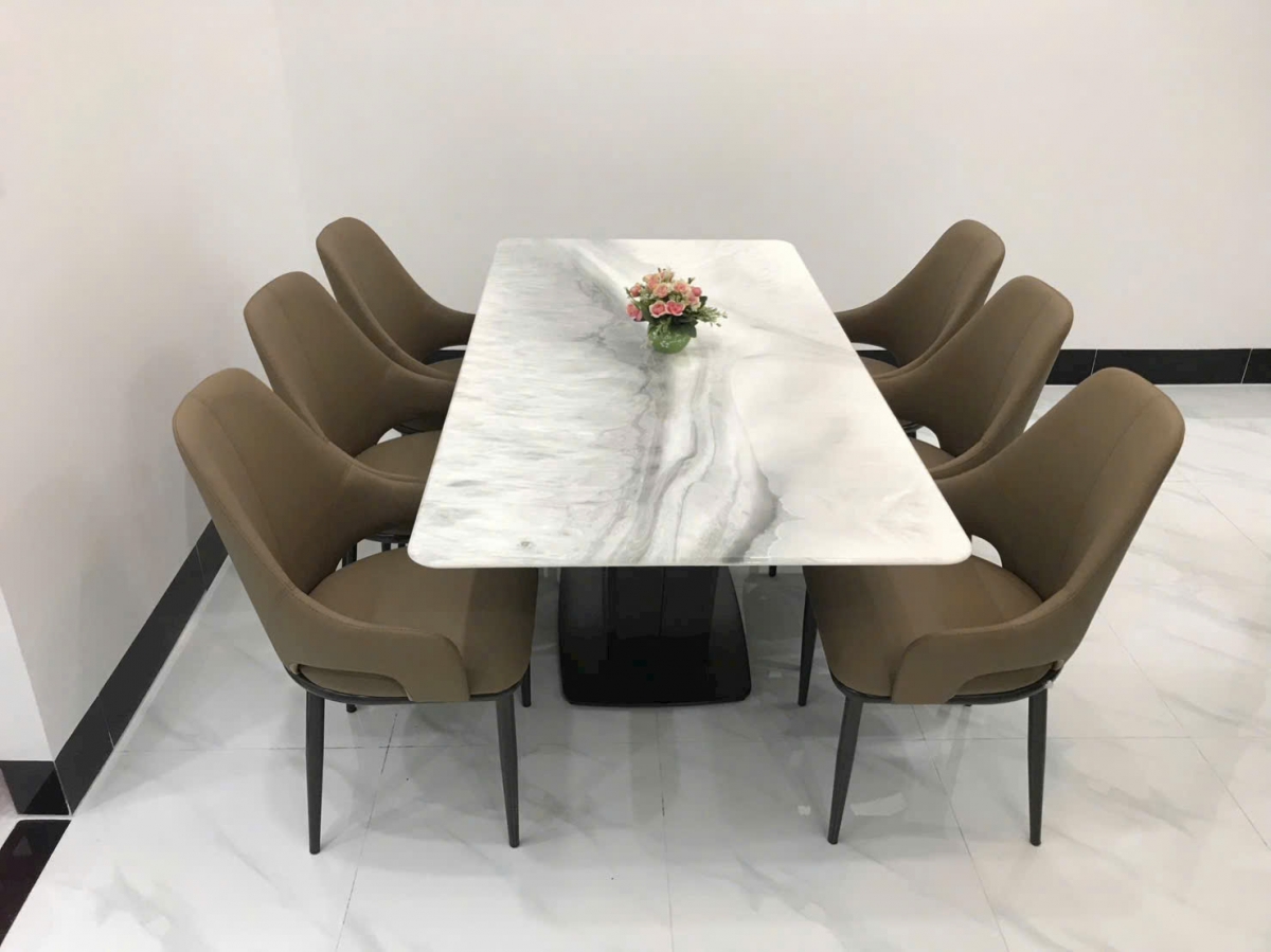 Bộ Bàn Ăn 6 Ghế Lucas Cao Cấp