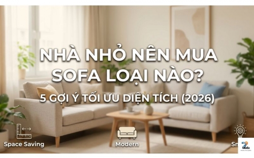 Nhà Nhỏ Nên Mua Sofa Loại Nào? 5 Gợi Ý Từ Thợ Nội Thất 7MODU