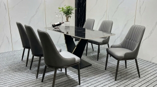 Bộ bàn ăn 6 ghế Luxury