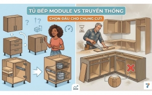 Tủ Bếp Module vs Tủ Bếp Truyền Thống: Đâu Là Lựa Chọn Tốt Hơn Cho Căn Hộ?
